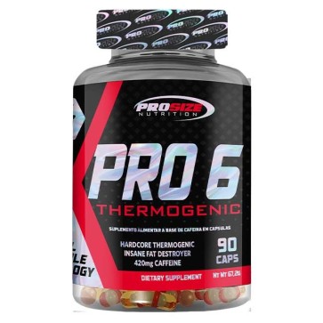 Pro 6 Thermogenic - Pro Size Nutrition - Importado