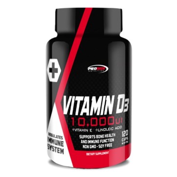 Vitamina D3 10,000 IU (120 caps) - Pro Size Nutrition