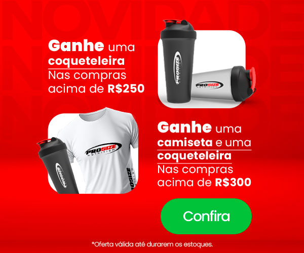 Promo Camisa e Coqueteleira