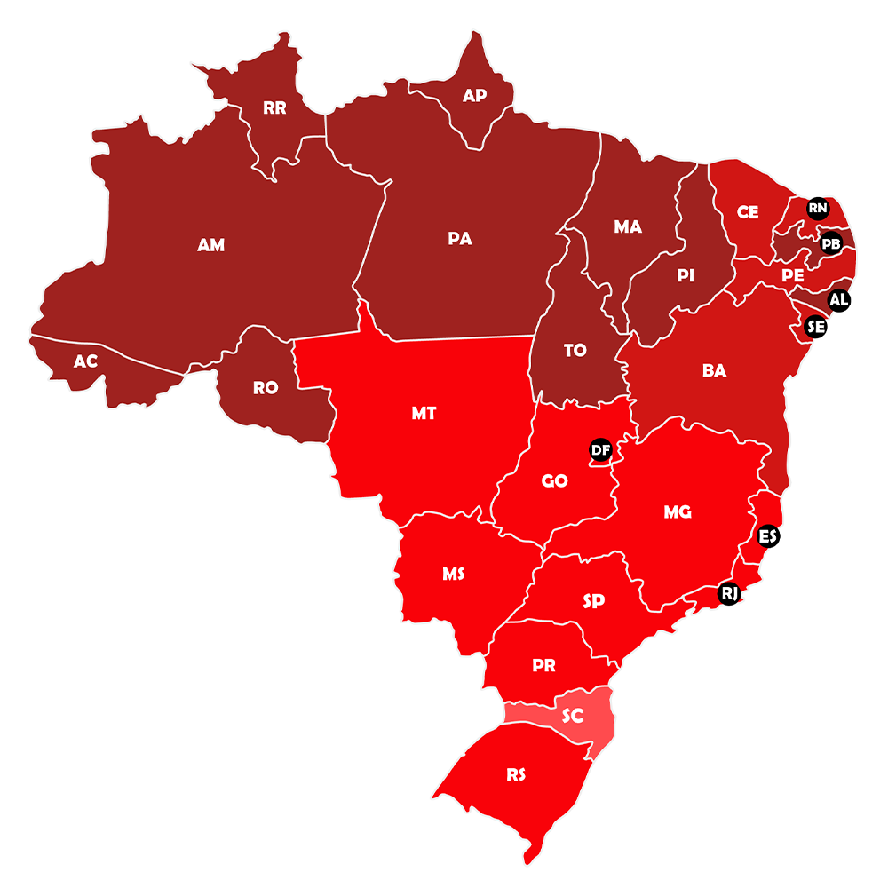 Mapa de Frete